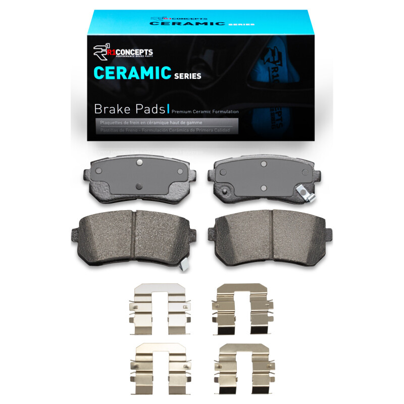 Dodge Attitude Brake Pads - Rear - R1 Concepts - Ceramic - `06-`19